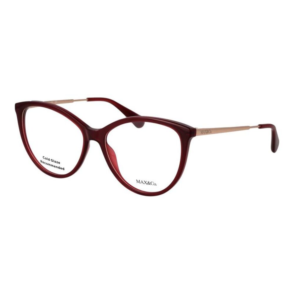 Max & Co Burgundy Stainless Steel Glasses Women's (Frames)